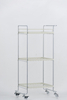 Multi-functional Metal Three-Layers Removable Trolley Storage Rack
